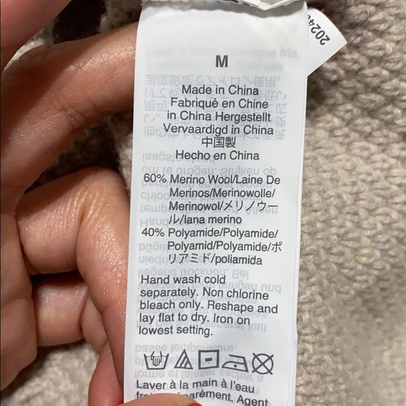 MADEWELL Patchwork Cable Knit Tunic Sweater - Picture 8 of 10